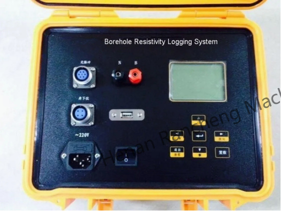 Peralatan Geofisika 300m Alat Log Sumur Air Bor Apparent Resistivity Measuring Logging System