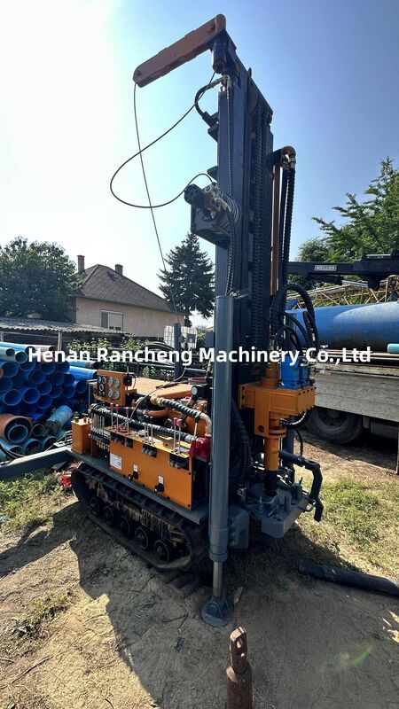 Mesin Pengeboran Sumur Air 180m 77.3KW Mesin Crawler Rig Pengeboran Sumur Air