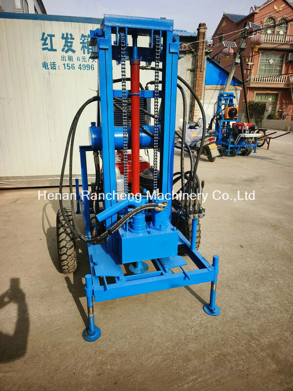150m kedalaman pengeboran Mesin pengeboran sumur air portabel dengan diameter lubang 450mm