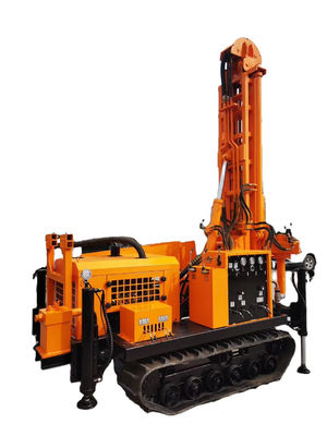 150m Depth Crawler Walking Water Well Drilling Rig Machine Dengan Mesin Diesel 42KW