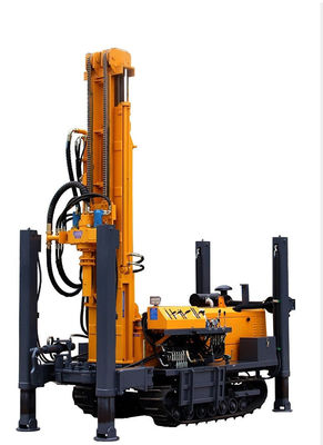 180m Depth Crawler Mounted Drill Rig Machine 55KW 90mm - 300mm Dia