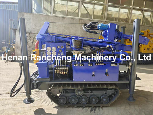 180m Hydraulic Crawler Mounted Borehole Rotary Blasting Mesin Pengeboran Sumur Air
