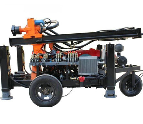 150m kedalaman pengeboran lubang air mesin pengeboran sumur 32HP 100 - 219mm diameter