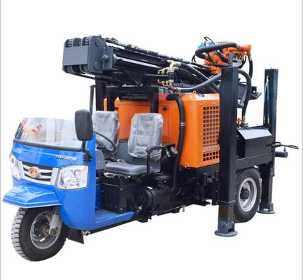 Mesin Pengeboran Lubang 200m 65KW Mesin Pengeboran Air Tricycle Mounted