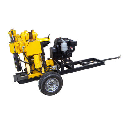 RCJ130W Hydraulic Small Borhole Mutil Mesin Pengeboran Fungsional dengan Mesin Diesel 20HP