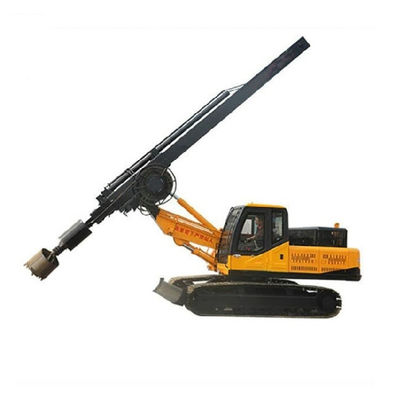 Hydraulic Oil Cylinder Rotary Drilling Rig 15m / 20m Kedalaman 110KW Mesin Cu-mmins