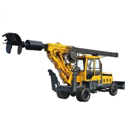 Roda Rotary Pengeboran Rig Tekanan Jenis Pengeboran 11m / 13m / 15m / 20m kedalaman