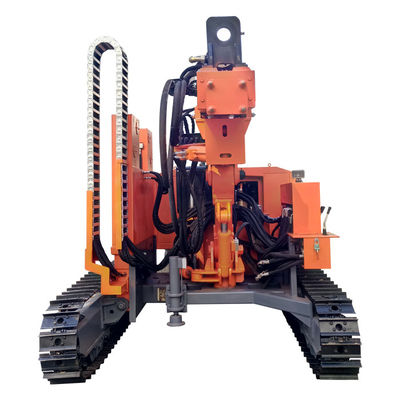 115HP Mesin Diesel Solar Hydraulic Pile Driver 100mm - 400mm Pengeboran Dia