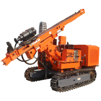 20 - 100m kedalaman pengeboran mesin pengemudi tumpukan crawler hidrolik mesin diesel 115HP