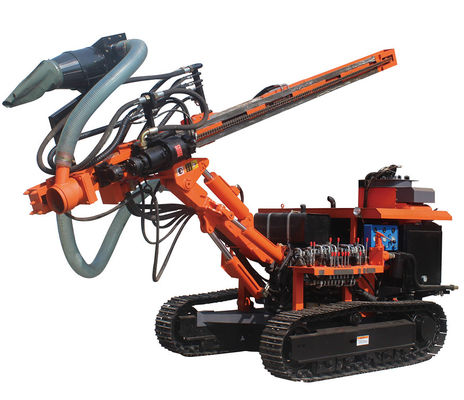 Mesin Pengeboran DTH Hydraulic Crawler 61HP Mesin Diesel 40m Kedalaman Bor
