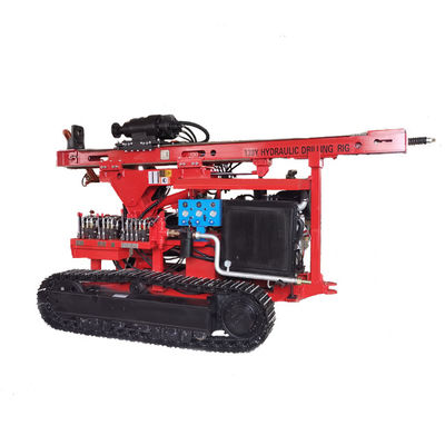 20 - 120m kedalaman Hydraulic Solar Pile Driver 56KW Daya 2000mm Sekali Promosi