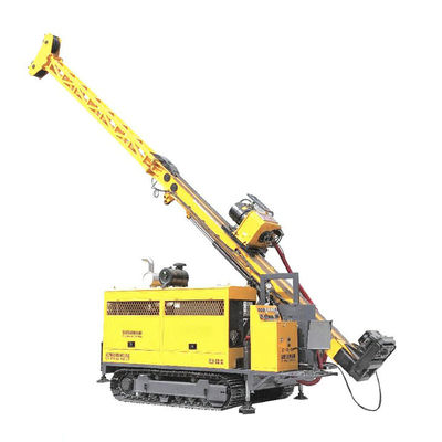 680m - 1500m kedalaman core rig pengeboran 195HP mesin diesel Crawler dipasang mesin bor