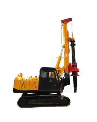 Peralatan Pengeboran Rotary yang dipasang di Crawler 190KW Daya mesin 60m Kedalaman tumpukan