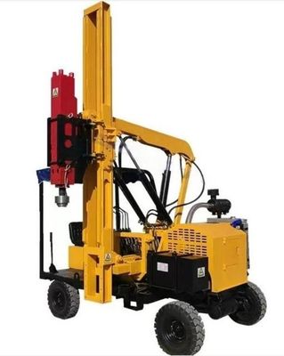 Peralatan Penggerak Tumpukan Surya 39KW Mesin 170 cm Kedalaman Pengeboran 260cm Tinggi Tumpukan