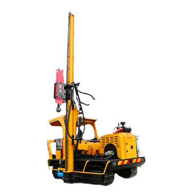 Solar Hydraulic Crawler Pile Driver 70KW Rated Power Max 3500mm kedalaman pengeboran