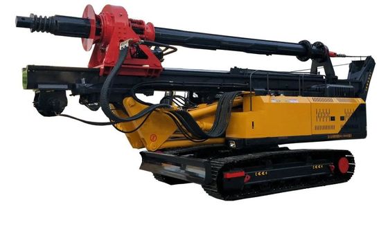 Hydraulic Small Rotary Drilling Rig 15m Boor Depth 110KW Mesin Diesel