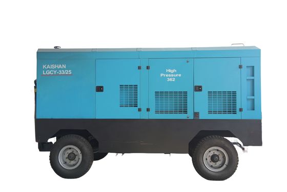 2.5Mpa Tekanan Kerja 550HP Pengeboran Kompresor Udara 33m3 / min Kapasitas
