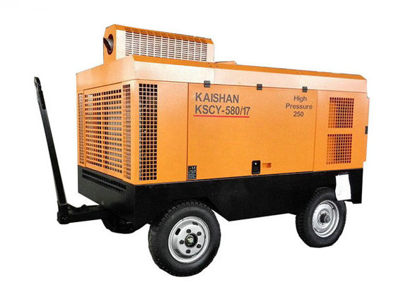 20 - 17 Bar Tekanan Pengeboran Kompresor Udara 194KW 18 - 19m3 / Min Kapasitas