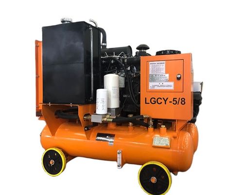 LGCY - 5 / 8 36.8kw Kompresor Pengeboran Udara 8 Bar Tekanan Kerja Mesin Diesel