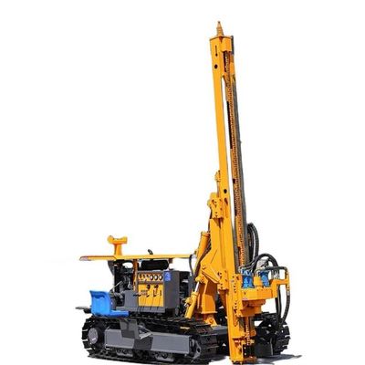 150m kedalaman 30m Piling kedalaman Solar Pile Driving Equipment 75KW Yuchai Turbo Charging