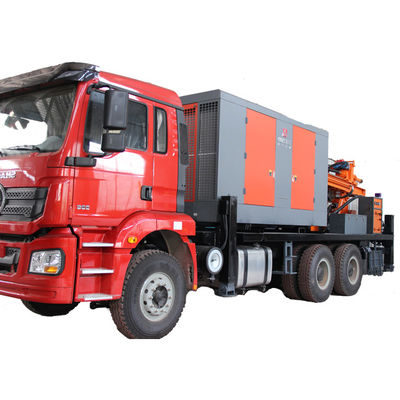 RCF200T Mesin Pengeboran Sumur Air Hidraulik/200m Rig Pengeboran Sumur Air Truk / 6X4 Rig Truk