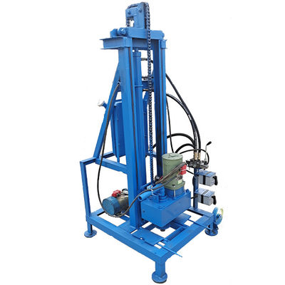 Mesin Pengeboran Sumur Air Silingir Hidraulik Portable 100m Deep 51mm Drill Dia