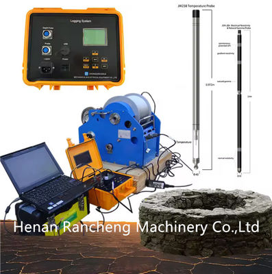 300M 500M 1000M Peralatan Logging Air Well Geofisika Borhole Logger Untuk SP Resistivitas Gamma Alam