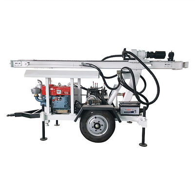 RC120W Mesin Pengeboran Sumur Air Kecil Cocok untuk pengeboran dengan palu dan rotary down-the-hole