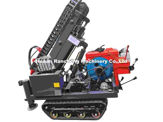 Efisiensi Tinggi 25HP Diesel Pile Driver Pengeboran 30m kedalaman Dengan 50-300mm Diameter