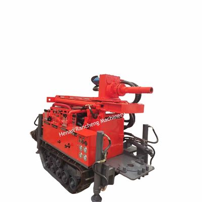 Efisiensi tinggi 150m Deep Compact Crawler Air Well Drilling Rig Machine