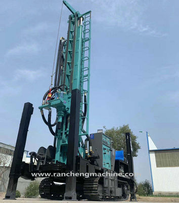 280m Deep Rock Drilling Machine Air DTH Air Well Bored Hole Drilling Rig