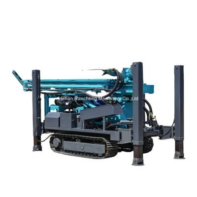 Max Depth 280m Crawler Mounted Water Well Drilling Rig Machine dengan YuChai 70KW