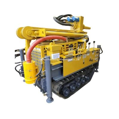Eropa 150m Deep Mini Crawler Mounted Water Well Drilling Rig Mesin