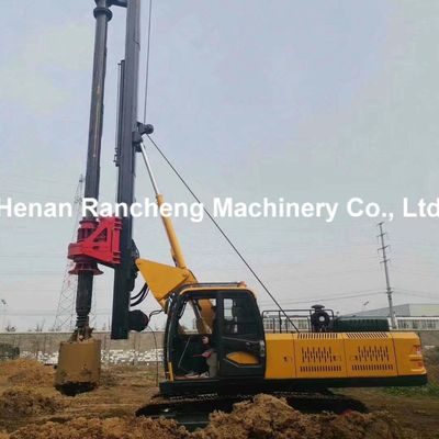 RCQ530 Hydraulic Rotary Drilling Rig 30m Borhole Rock Drill Mesin Rotary