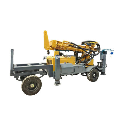 220m Four-Wheel Drive Trailer Dipasang Borehole Air Well Drilling Rig Mesin
