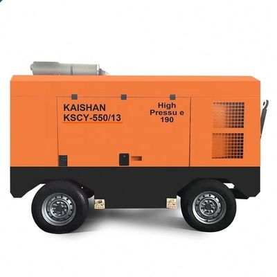 550CFM 13Bar 180HP kompresor udara untuk Hammer Pengeboran Pertambangan Industri