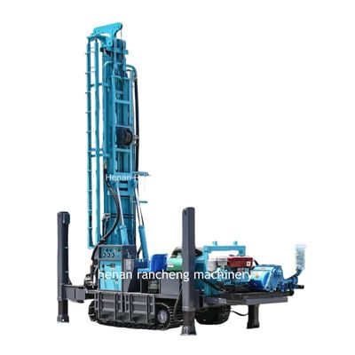 280m Deep Hydraulic Borehole Air Well Drilling Rig Mesin Dengan Diameter 350mm