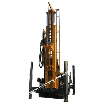 Deep Borehole Air Well 1000m kedalaman Crawler dipasang Mesin 197KW Daya
