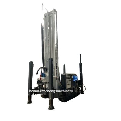 Eropa 350m Crawler Hard Rock Water Well Drilling Rig Dengan Daya 91KW