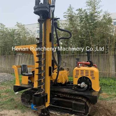 Pengemudi Tumpukan Surya Dengan Mesin Ramming Frame Post Crawler 6m