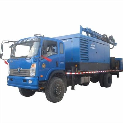 200m Deep Water Well Drill Rig Dengan 118HP Cummins Untuk 115-350mm Bor
