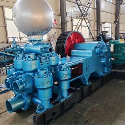 BW1200 Pompa Piston Berfungsi Dua Silinder Pompa Lumpur Transmisi Dua Kecepatan