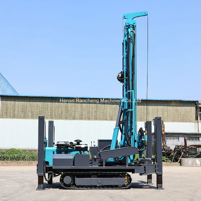 RCF280C Steel Crawler Air Well Drilling Rig Mesin 280m kedalaman Underground Boring Hole Drilling Rig