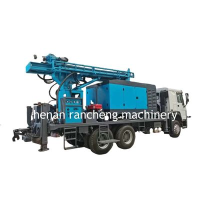 350m Deep Rock Boring Hole Boring Rig Truk dipasang mesin sumur air