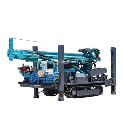 kedalaman pengeboran 450 meter tinggi hidraulik kaki Crawler air sumur pengeboran rig