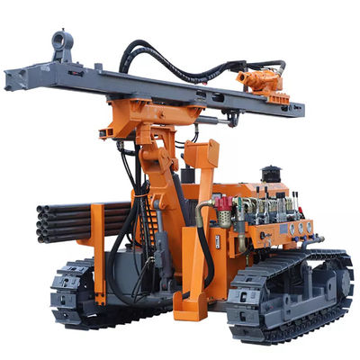 Perangkat Bor Permukaan DTH Terpisah Crawler Rock Drill Rig Untuk Blasthole Pertambangan