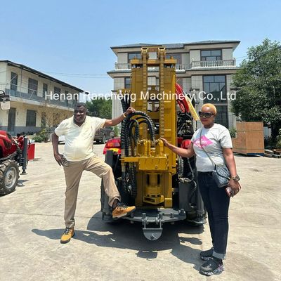 Mesin Pengeboran Sumur Air Hidrolik 200m Dengan 40HP Daya Kuda Traktor