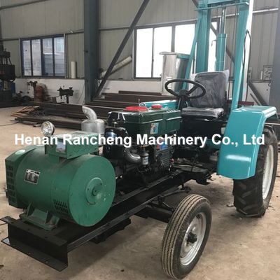 150m DTH Hydraulic Water Well Drilling Rig Mesin Portable Pneumatic Tractor Mounted Drilling Rig