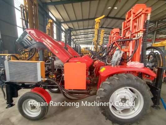 200-meter RCF200WT 40 tenaga kuda Traktor-dipasang Air Well Pengeboran Rig