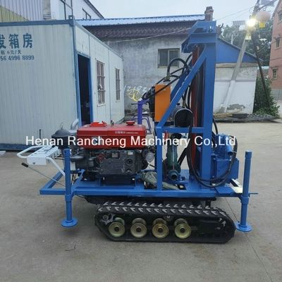 Jenis Crawler Portable Water Well Drilling Rig 150 Meter Disesuaikan